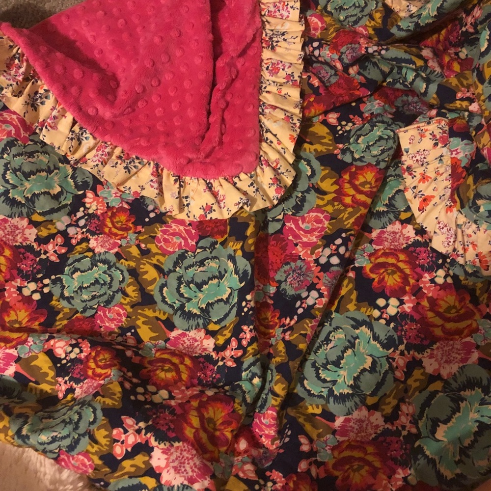 Cheeky Plum Blanket NWOT